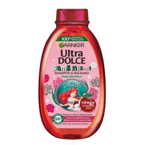 Garnier Ultra Sweet 2in1 Shampoo with Cherry and Sweet Almond - 300ml