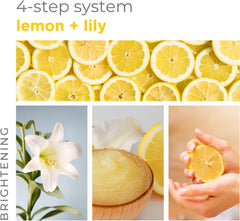 Be Care Love Spa Brightening Lemon + Lily with Kojic Acid 4-in-1 Packet Box