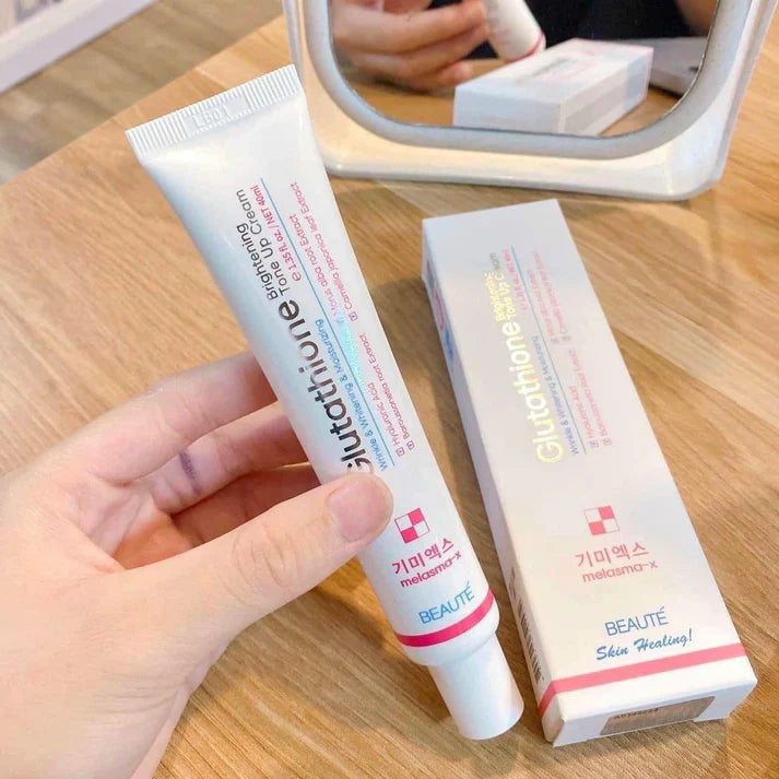Beaute Melasma-X Glutathione Brightening Tone Up Cream 45ml Ameena.pk Beaute Melasma-X Glutathione Brightening Tone Up Cream 45ml Ameena.pk
