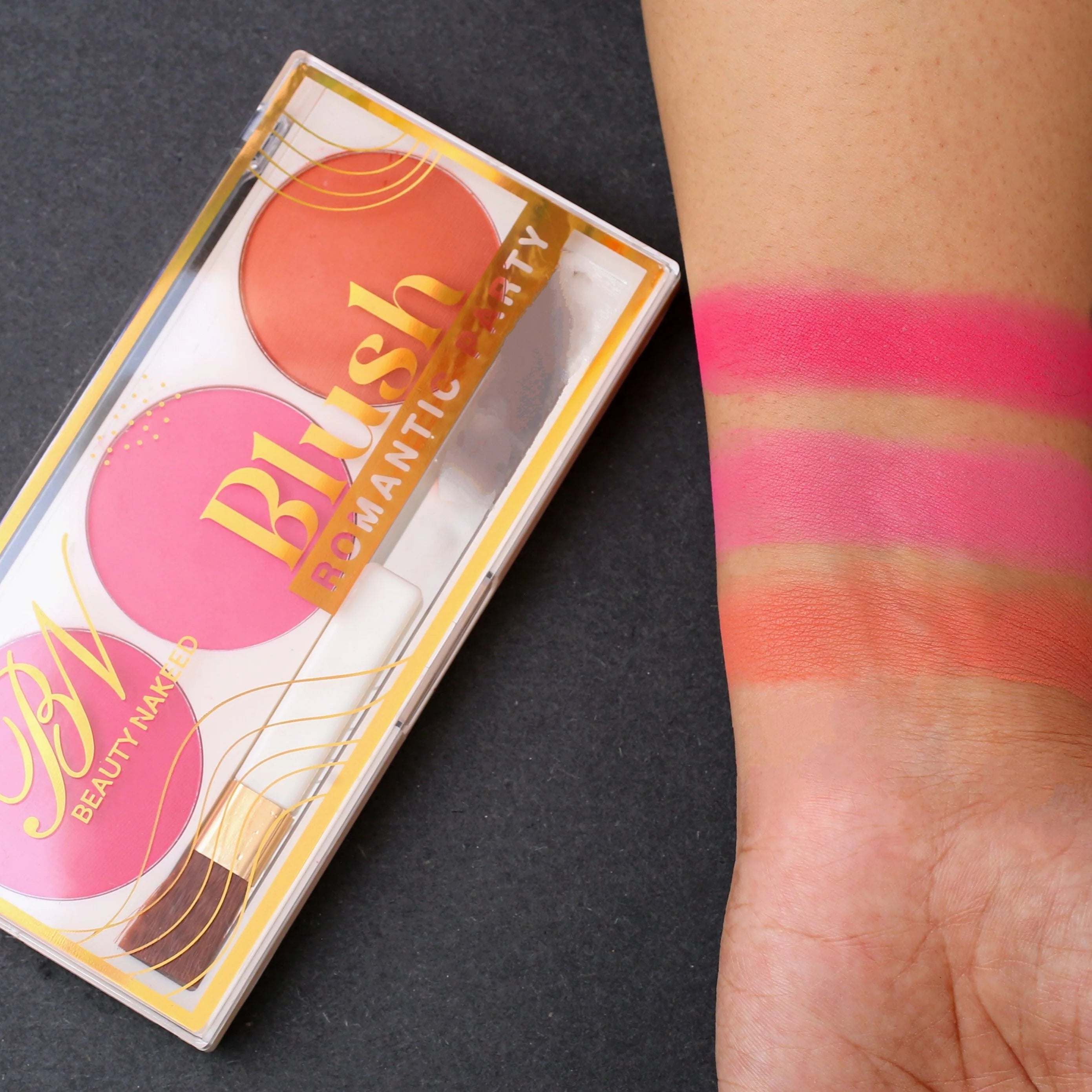 Beauty Nakeed 3 in 1 Blushon Palette