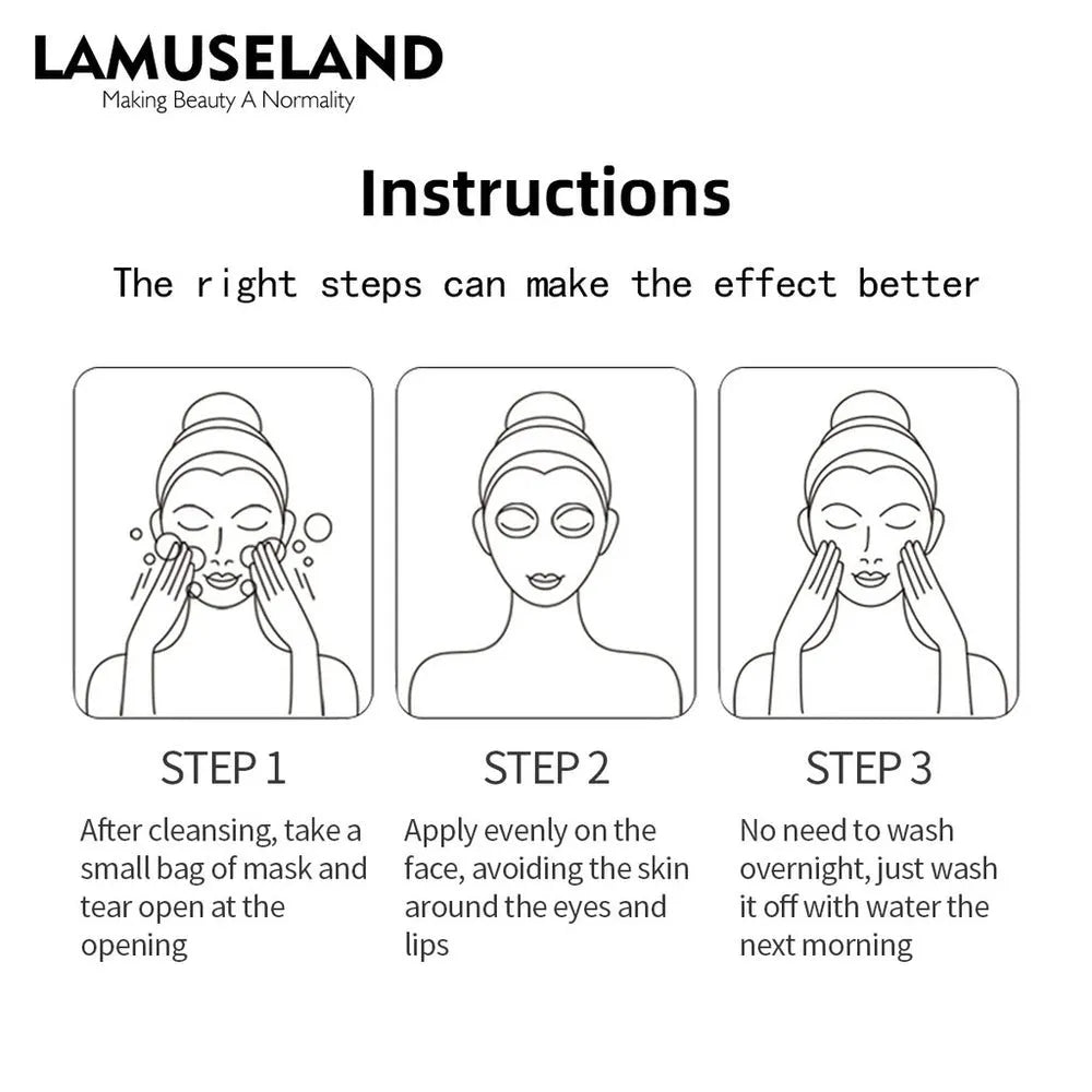 Bioaqua - Collagen Firming Good Night Mask - 20Pcs