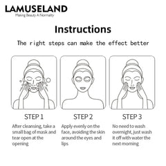 Bioaqua - Collagen Firming Good Night Mask - 20Pcs