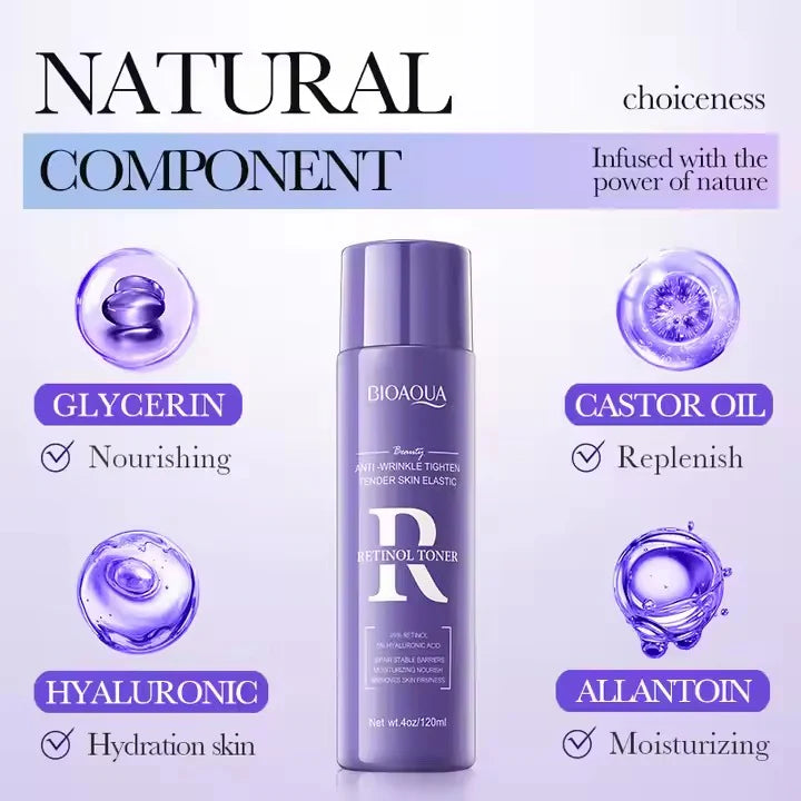 Bioaqua Anti Wrinkle Tender Skin Elastic Face Toner  - 120ml