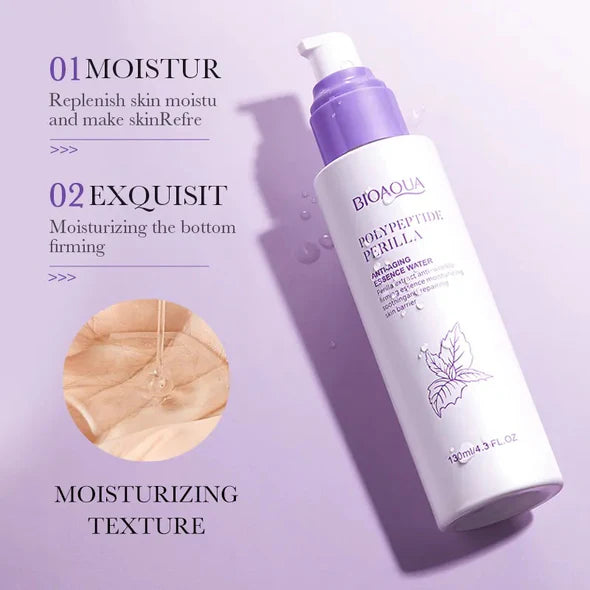 Bioaqua Polypeptide Perilla Moisturizing Anti-Aging Essence Water - 130ml