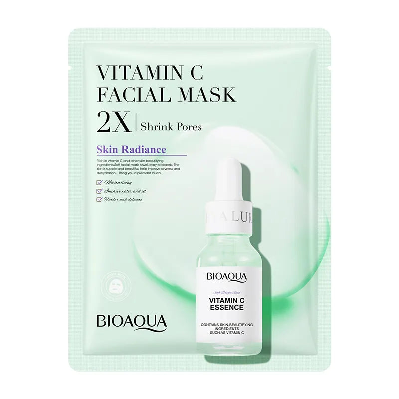 BIOAQUA Vitamin C Shrink Pores Facial Sheet Mask - 25g