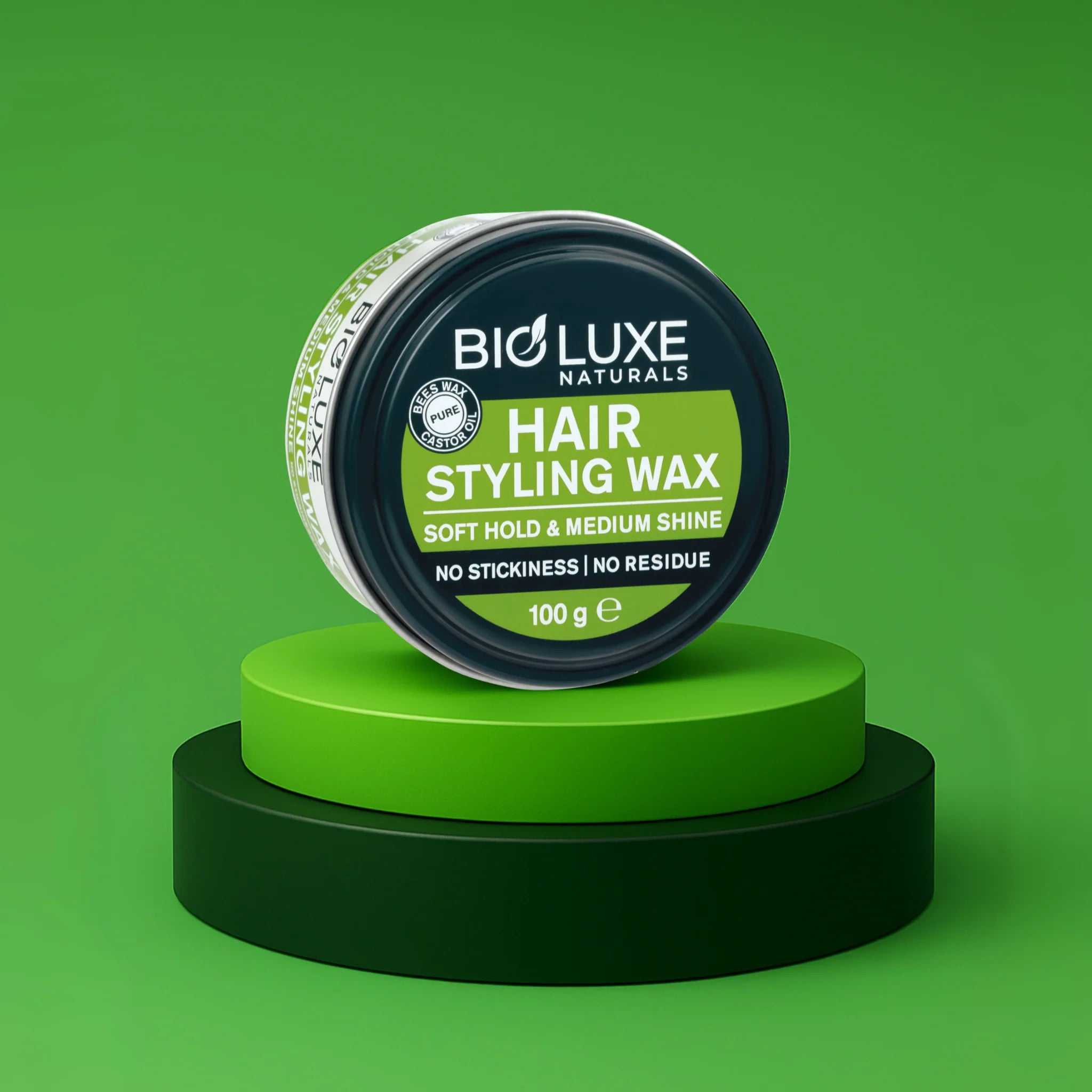 Bioluxe Naturals Hair Styling Wax Soft Hold & Medium Shine – 100g