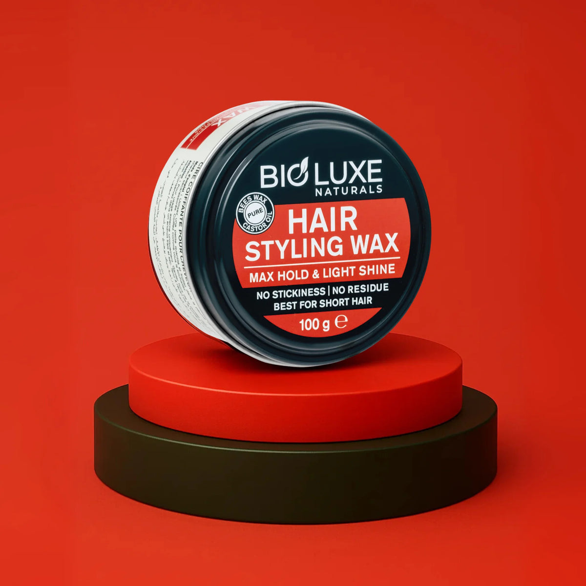 Bioluxe Naturals Hair Styling Wax Max Hold & Light Shine – 100g