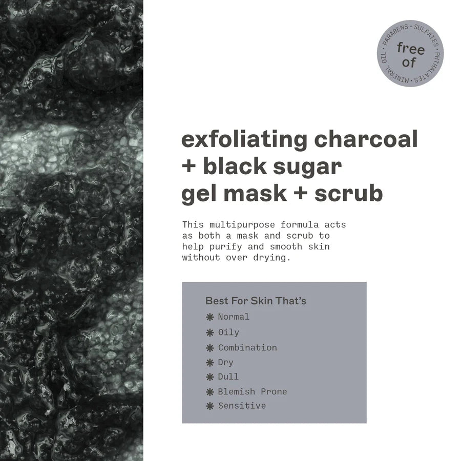 Freeman Polishing Charcoal & Black Sugar Gel Mask 75ml