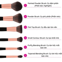 BH Cosmetics Signature Rose Gold - 13 Piece Brush Set