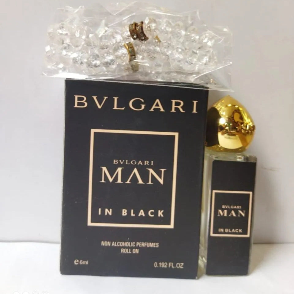 Bvlgari Man In Black Attar With Tasbeeh 6ml