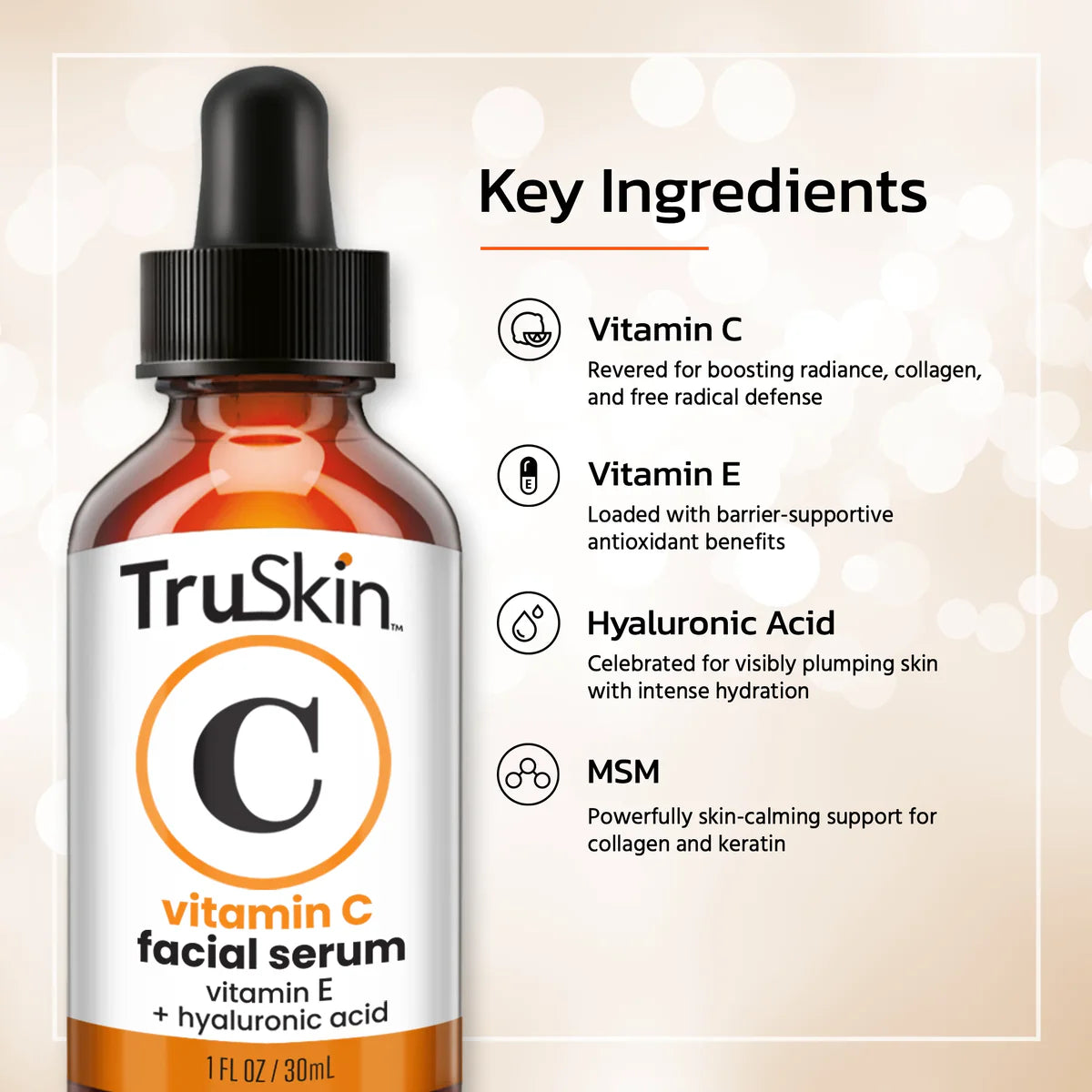 TruSkin Vitamin C Facial Serum – 30ml