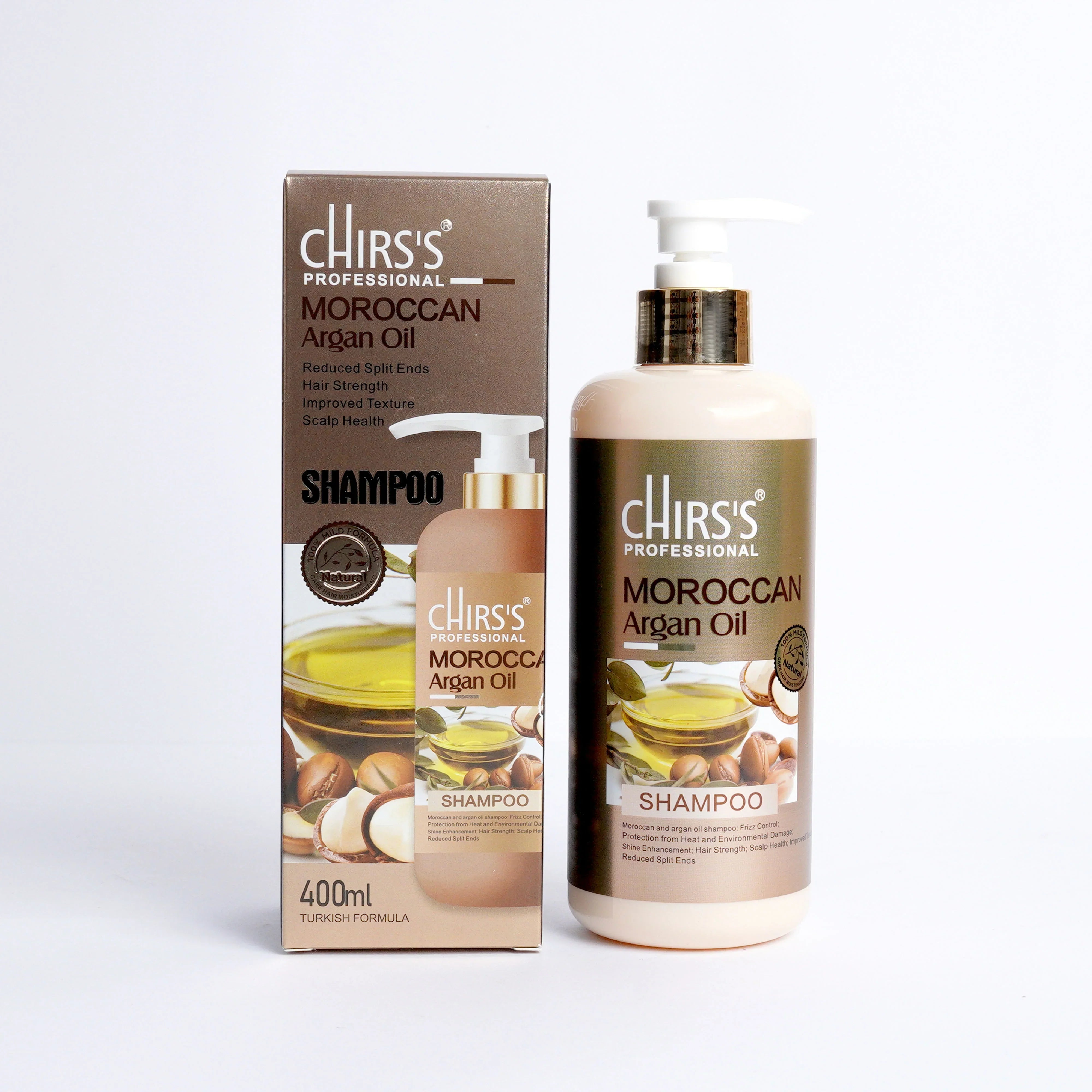 Chirs's Professional Moroccan Argan Oil Shampoo - 400ml