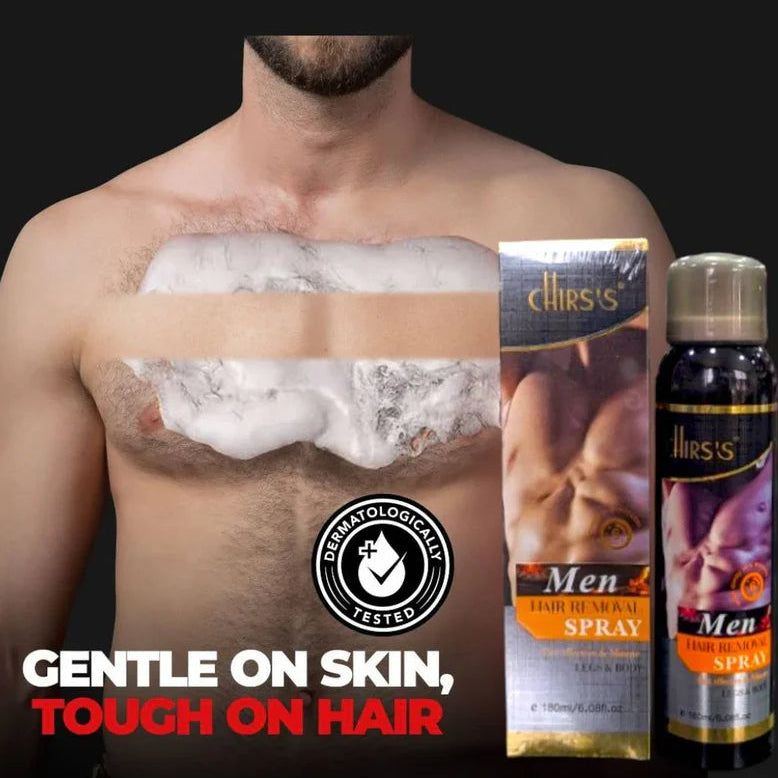 CHIRS’S Men’s Hair Remover Spray – Full Body Hair Removal Spray -180ml