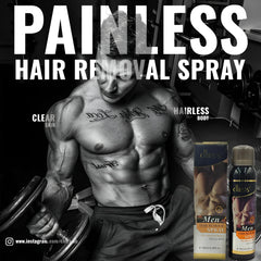 CHIRS'S Mens Hair Remover Spray Full Body Hair Removal Spray 180ml