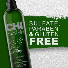 CHI Tea Tree Oil Shampoo – Sulfate & Paraben Free – For All Hair Types – 340ml