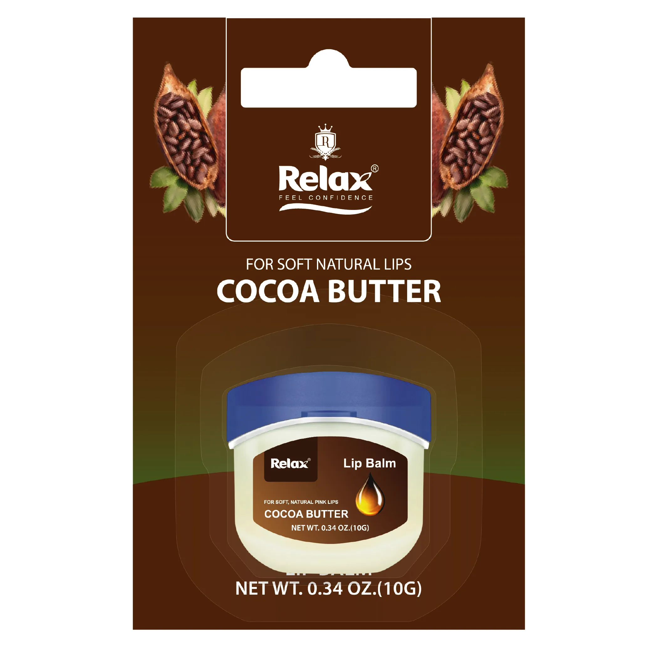 Relax Cocoa Butter Lip Balm – 10gm