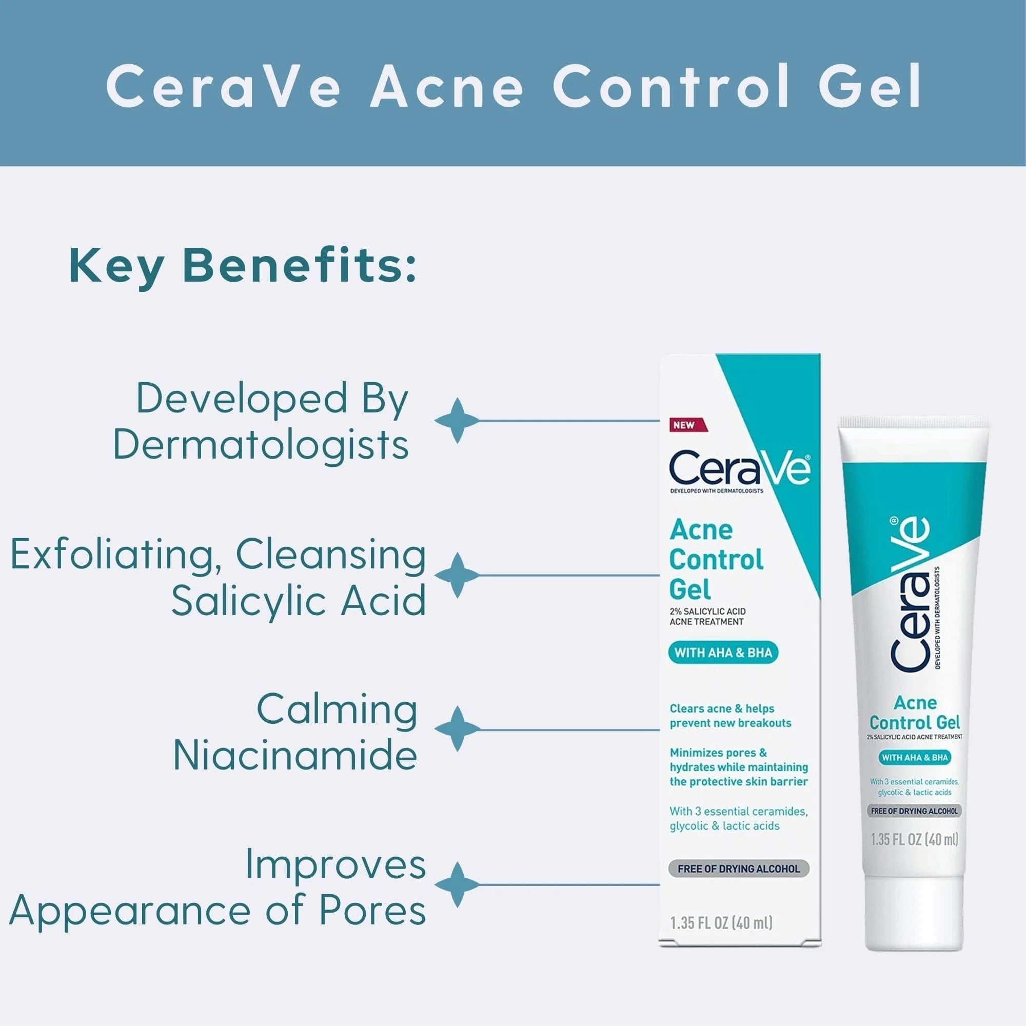 CeraVe Acne Control Gel - 40ml