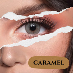Dahab Gold Collection Caramel Contact Lenses
