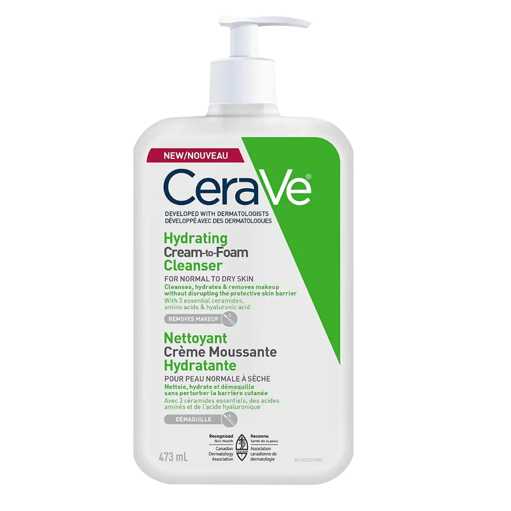 CeraVe Hydrating Cream To Foam Cleanser - 473ml