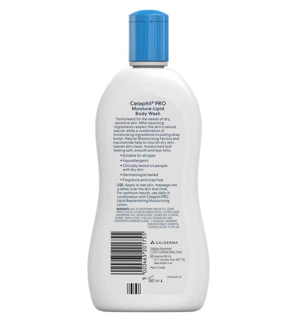 Cetaphil Pro Itch Prone Skin Body Wash 295ml