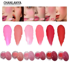 Chanlaya 6 Pcs Cheek & Lip Creamy Blush