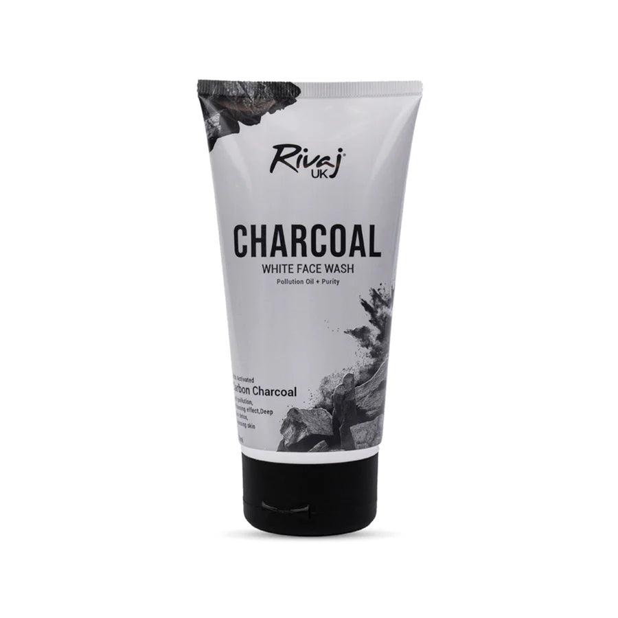 Rivaj Charcoal White Face Wash - 100ml