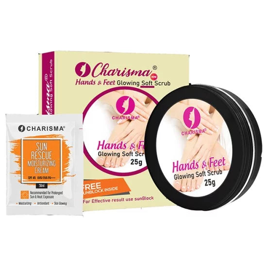 Charisma Hand and Feet Whitening Scrub 25gm