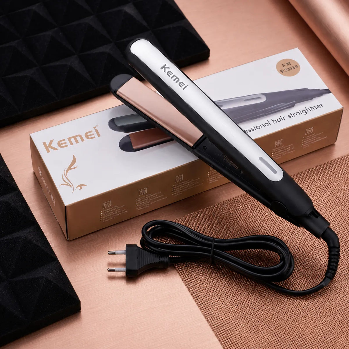 Kemei S-3301 Professional Hair Straightener