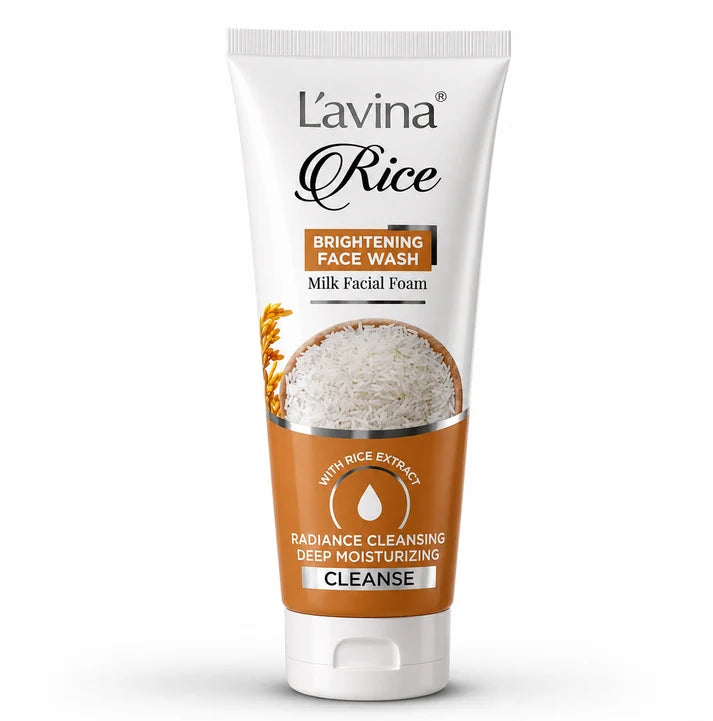 Lavina Rice Brightening Face Wash - 120ml
