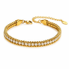 Stainless Steel Stone Bracelets for Women - Each
