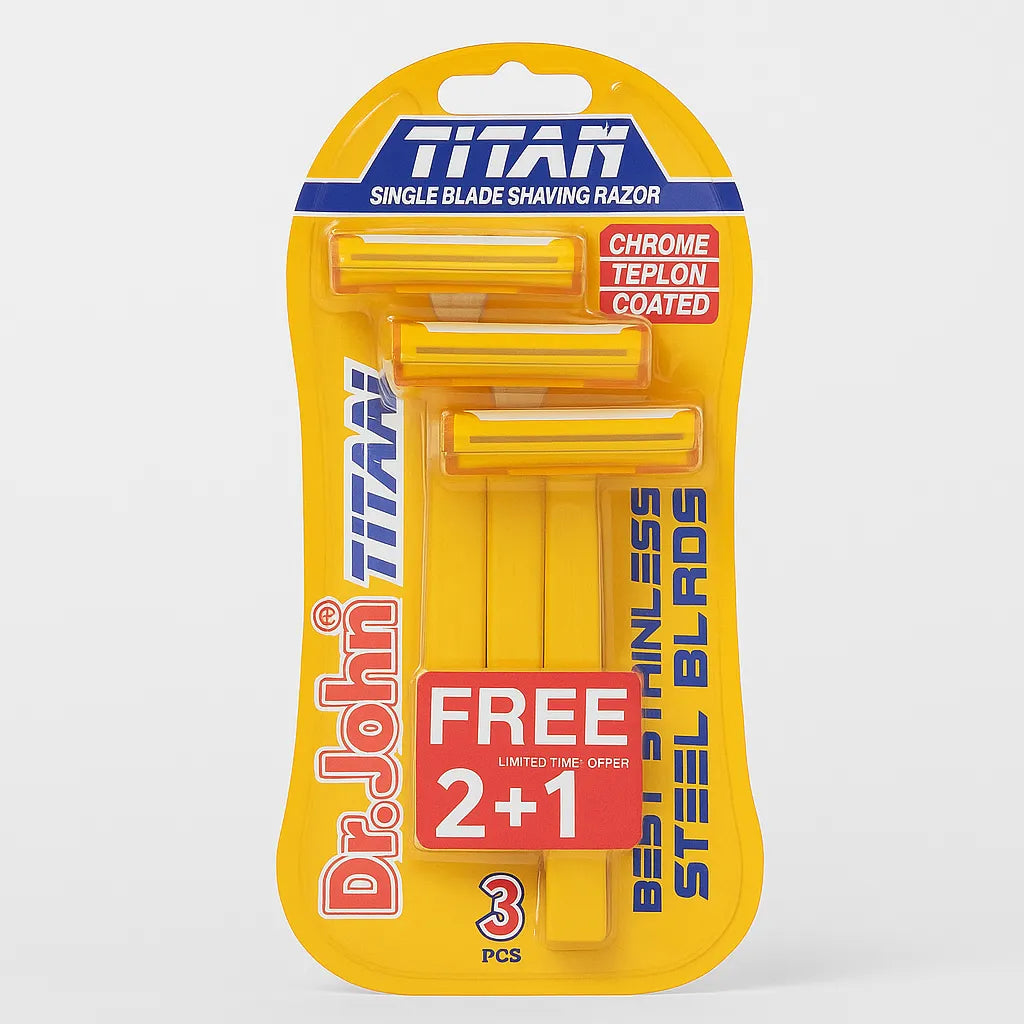 Dr. John Titan 3-Piece Body Hygiene Razor