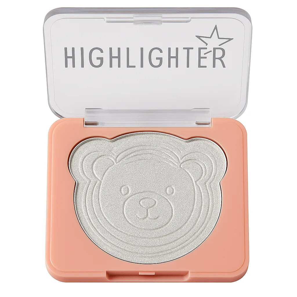 SEVENCOOL Bear Embossed Fashion Highlighter – Radiant Glow Finish