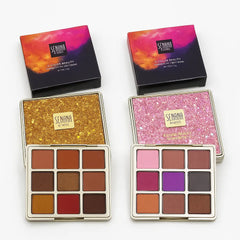 SENANA 9-Color Eyeshadow Palette – Matte & Shimmer Edition