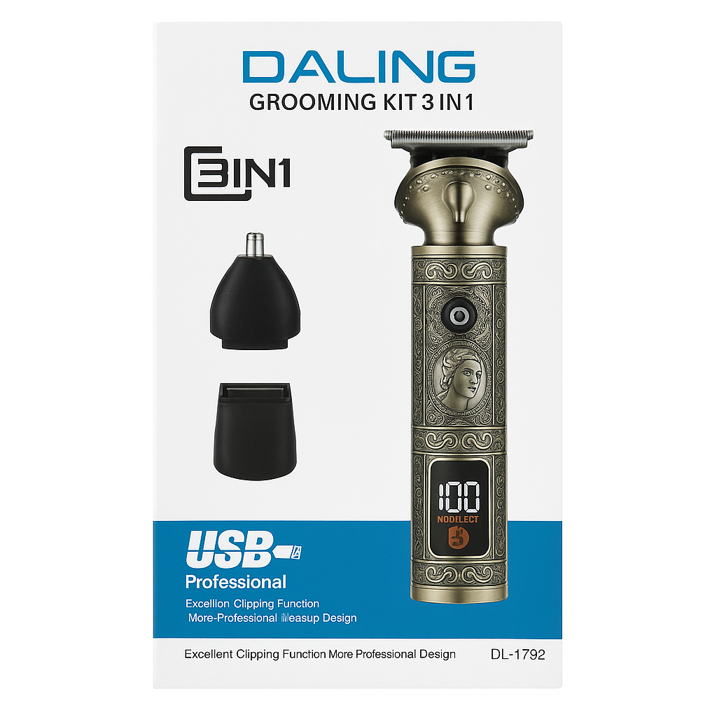 Daling 3-in-1 Grooming Kit – Precision. Power. Performance.