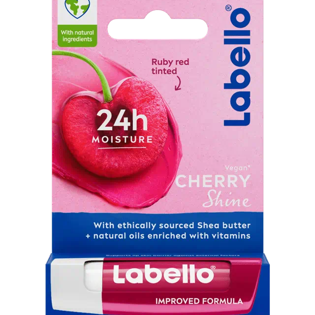 Labello Cherry Shine Lip Balm – 4.8g