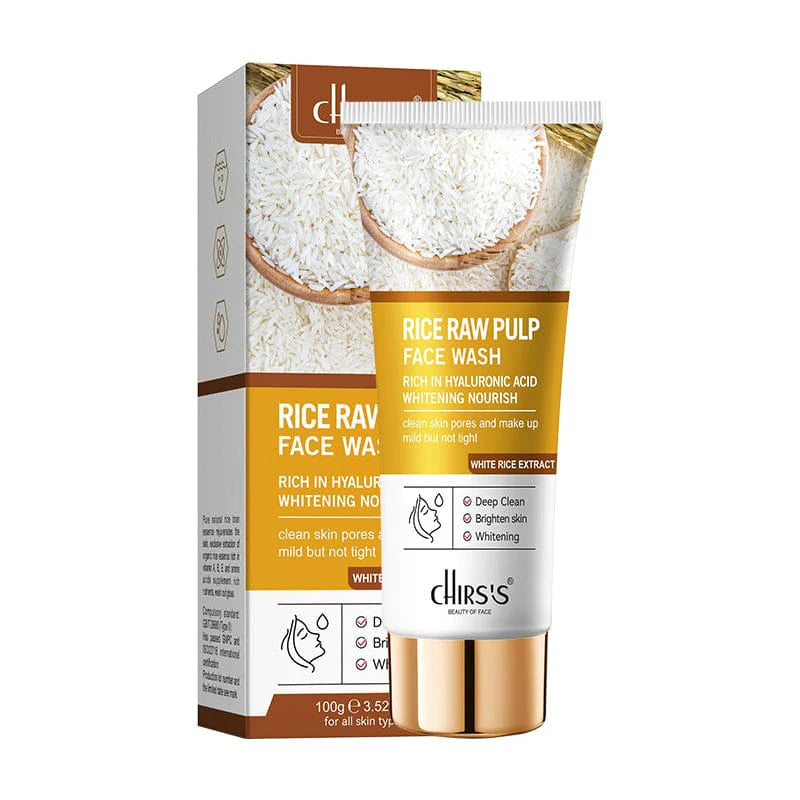 Chirs's  Rice Raw Pulp Skincare Kit - 4PCS
