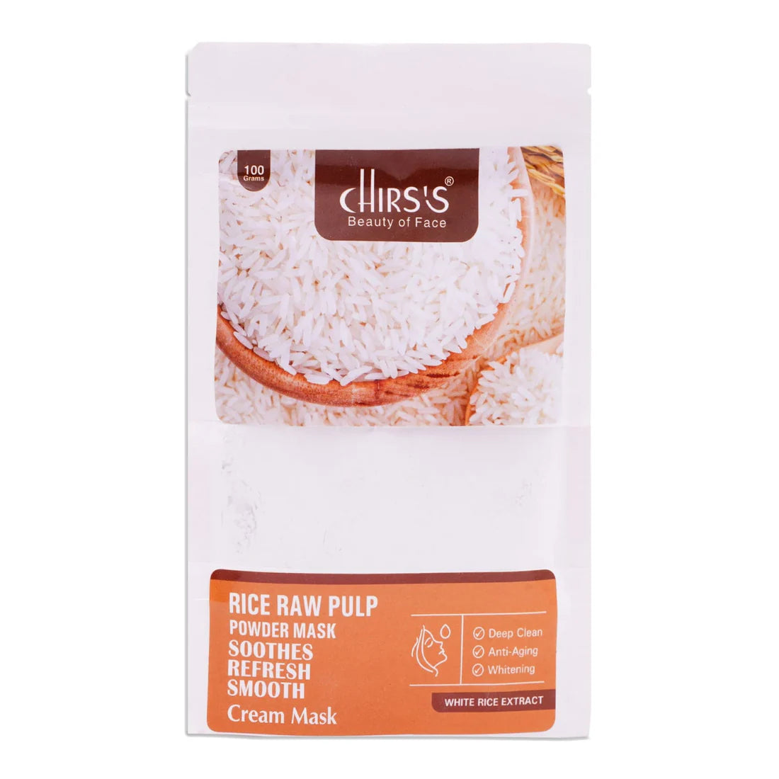 Chirs's  Rice Raw Pulp Skincare Kit - 4PCS