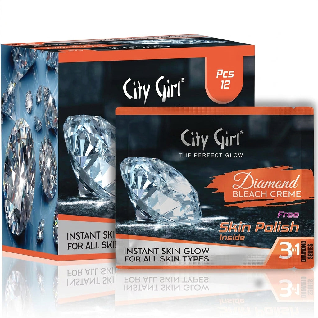 City Girl Diamond Bleach Creme 3-in-1 sachet