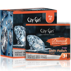 City Girl Diamond Bleach Creme 3-in-1 sachet