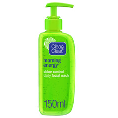 Clean & Clear Morning Energy Shine Control Daily Facial Wash, Oil-Free -  150ml