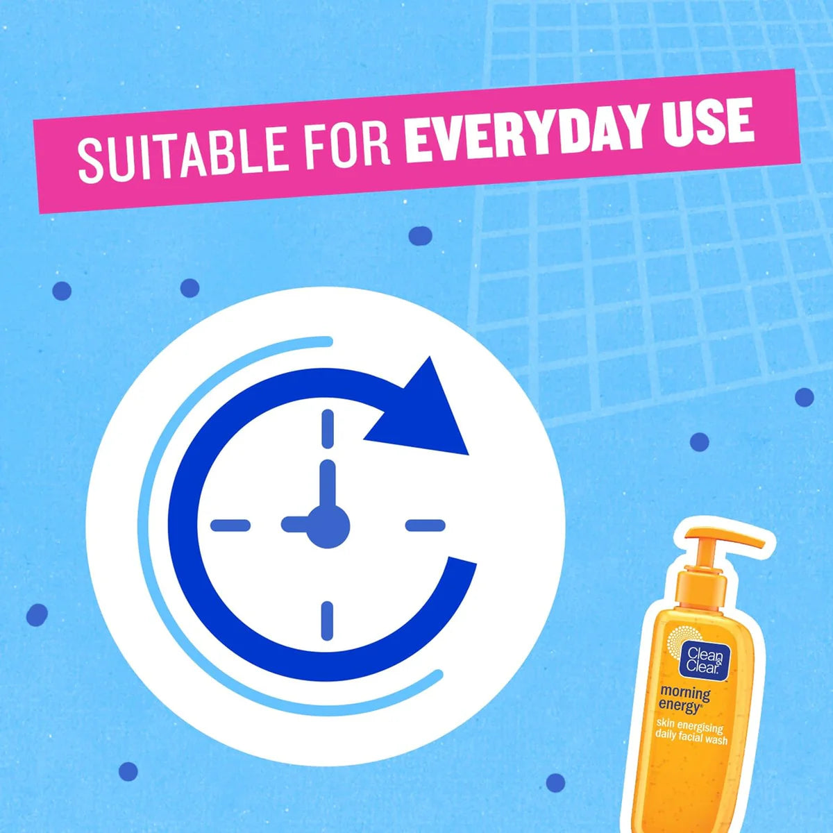 Clean & Clear Morning Energy Skin Energising Daily Facial Wash - 150ml