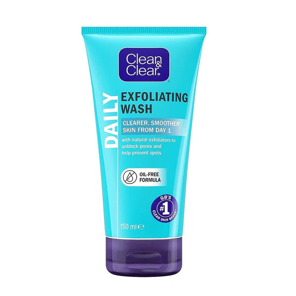 Clean & Clear Exfoliating Daily Oil Free Facewash - 150ml
