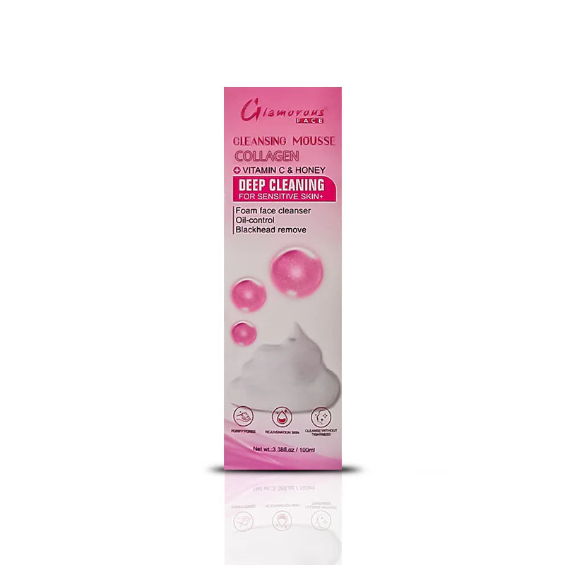 Glamorous Face Cleansing Mousse Collagen, Vitamin C & Honey