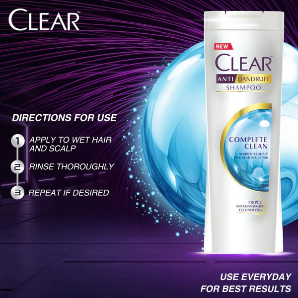 Clear Anti-Dandruff Complete Clean Shampoo 185ml