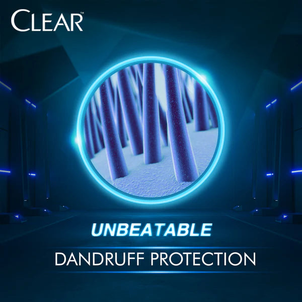 Clear Men Triple Anti-Dandruff Cool Black Shine Shampoo 80ml