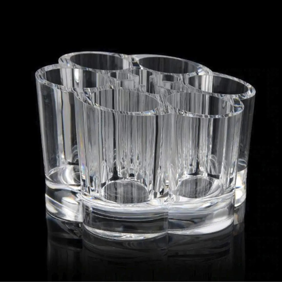 Clear Acrylic Makeup Organizer Lipstick Storage Box Crystal Nail Polish Display Case 6