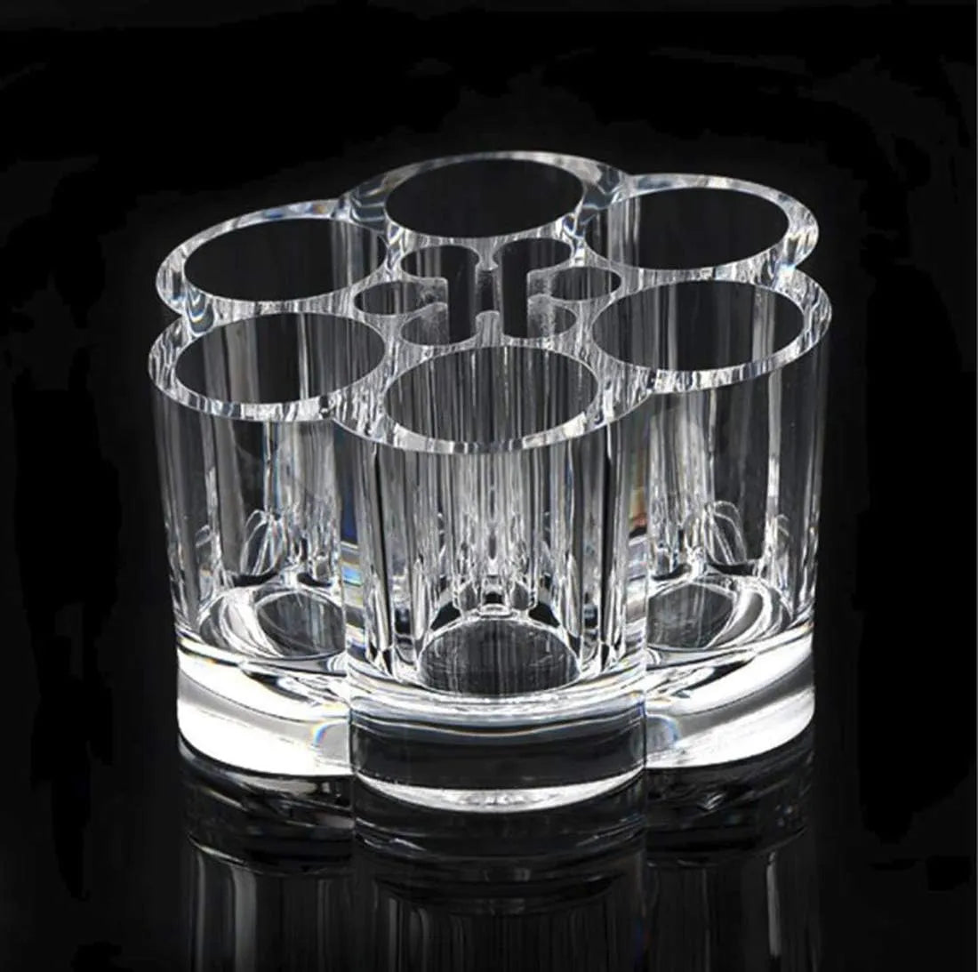 Clear Acrylic Makeup Organizer Lipstick Storage Box Crystal Nail Polish Display Case 6