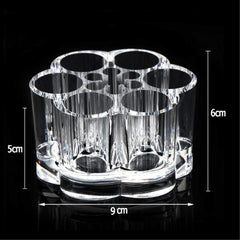 Clear Acrylic Makeup Organizer Lipstick Storage Box Crystal Nail Polish Display Case 6