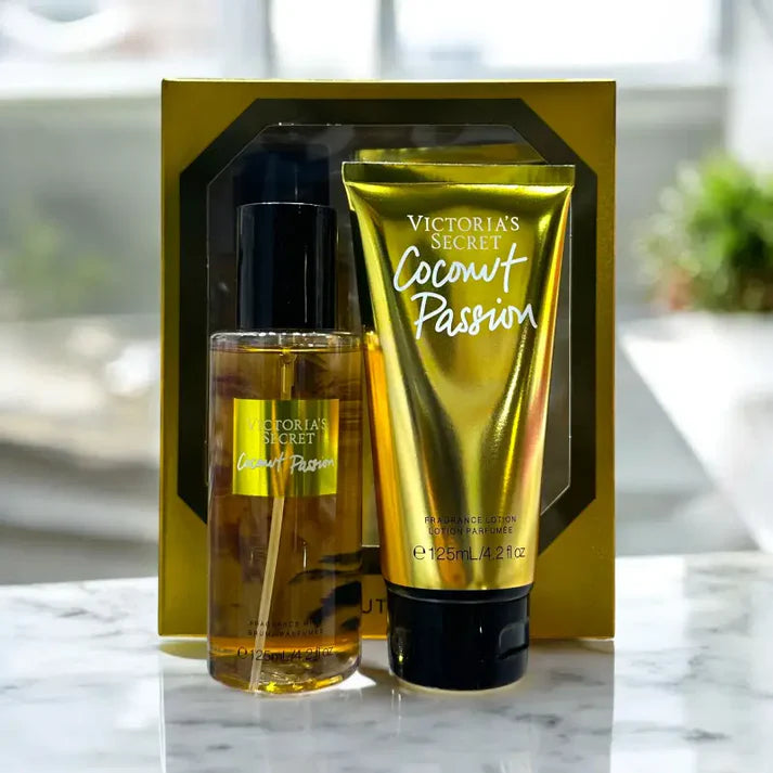 Victoria Secret Coconut Passion Body Lotion & Mist Set - 125ml Each