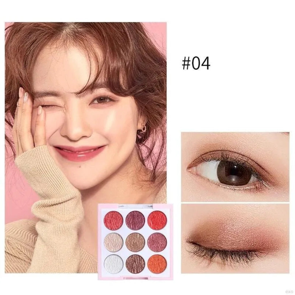 Colorina Pro-Artist Sakura Mousse 9 color Eyeshadow Palette